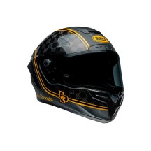 CASCO COMPLETO BELL RACE STAR FLEX DLX 2024 ROLAND SAND DESIGN PLAYER NEGRO/ORO