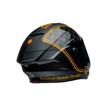 CASCO COMPLETO BELL RACE STAR FLEX DLX 2024 ROLAND SAND DESIGN PLAYER NEGRO/ORO