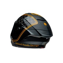 CASCO COMPLETO BELL RACE STAR FLEX DLX 2024 ROLAND SAND DESIGN PLAYER NEGRO/ORO