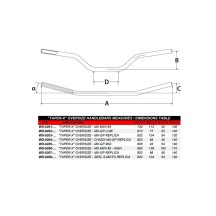 WRP HANDLEBAR TAPER-X 28.6MM MX / MOTOCROSS