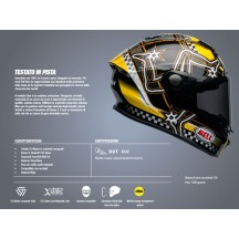 CASCO COMPLETO BELL RACE STAR FLEX DLX FULL NEGRO MATE (HOMOLOGACIÓN 06)