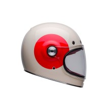 CASCO COMPLETO BELL BULLITT TT VINTAGE BLANCO / OXBLOOD