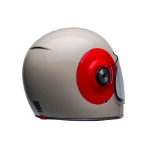 CASCO COMPLETO BELL BULLITT TT VINTAGE BLANCO / OXBLOOD
