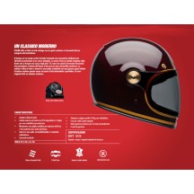 CASCO COMPLETO BELL BULLITT CDY FULL ROJO CANDY