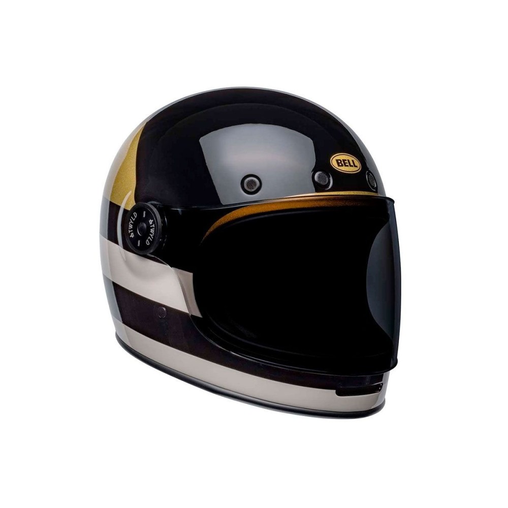 CASCO COMPLETO BELL BULLITT ATWYLD NEGRO Y ORO