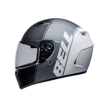 CASCO COMPLETO BELL QUALIFIER ASCENT FULL NEGRO MATE Y GRIS