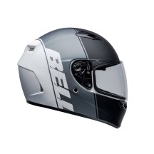 CASCO COMPLETO BELL QUALIFIER ASCENT FULL NEGRO MATE Y GRIS