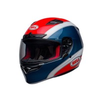 CASCO COMPLETO BELL QUALIFIER DLX MIPS MARINO ROJO