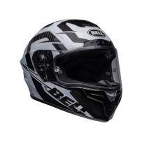 CASCO COMPLETO BELL RACE STAR DLX LABYRINTH FULL BLANCO/NEGRO