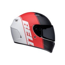 CASCO INTEGRAL BELL QUALIFIER ASCENT NEGRO Y ROJO MATE