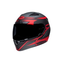 CASCO INTEGRAL BELL QUALIFIER DLX MIPS RAISER NEGRO Y ROJO MATE