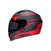 CASCO INTEGRAL BELL QUALIFIER DLX MIPS RAISER NEGRO Y ROJO MATE