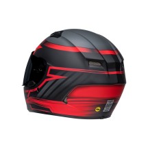 CASCO INTEGRAL BELL QUALIFIER DLX MIPS RAISER NEGRO Y ROJO MATE