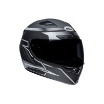 CASCO INTEGRAL BELL QUALIFIER DLX MIPS RAISER NEGRO Y BLANCO MATE