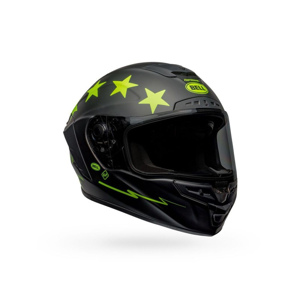 CASCO INTEGRAL BELL STAR DLX MIPS FH VICTORY CIRCLE NERO OPACO GIALLO FLUO CASCO INTEGRAL BELL STAR DLX MIPS FH VICTORY CIRCLE NERO OPACO GIALLO FLUO