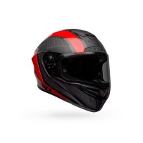 CASCO INTEGRAL BELL RACE STAR FLEX DLX TANTRUM 2 NEGRO Y ROJO MATE BRILLO