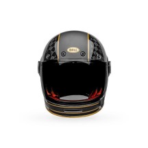 CASCO INTEGRAL BELL BULLITT CARBON RSD CHECK IT NEGRO Y ORO MATE