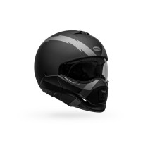 CASCO MODULAR BELL BROOZER ARC NEGRO Y GRIS MATE
