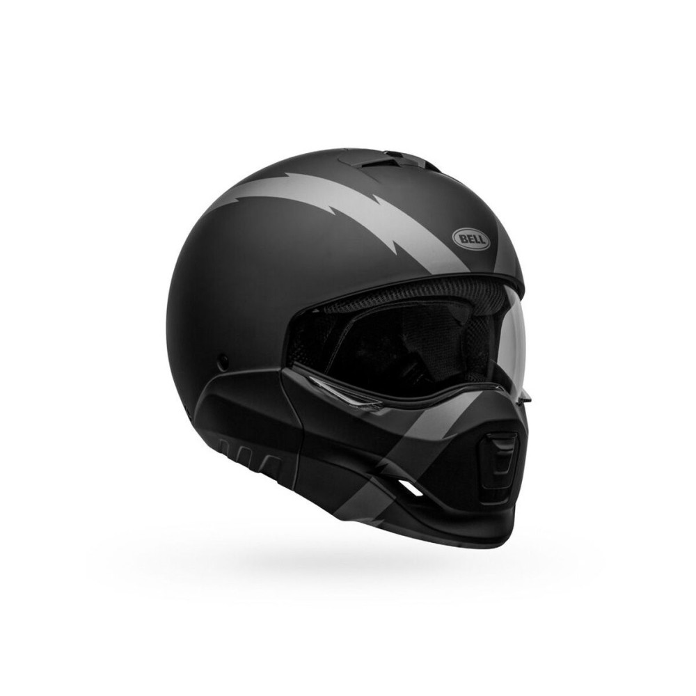 CASCO MODULAR BELL BROOZER ARC NEGRO Y GRIS MATE CASCO MODULAR BELL BROOZER ARC NEGRO Y GRIS MATE