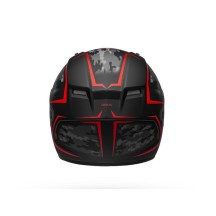 CASCO INTEGRAL BELL QUALIFIER STEALTH NEGRO Y ROJO CAMO MATE