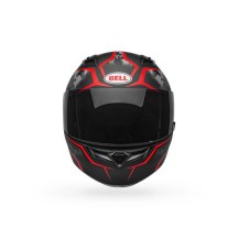 CASCO INTEGRAL BELL QUALIFIER STEALTH NEGRO Y ROJO CAMO MATE