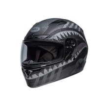 CASCO INTEGRAL BELL QUALIFIER DLX MIPS DEVIL MAY CARE NEGRO Y GRIS MATE