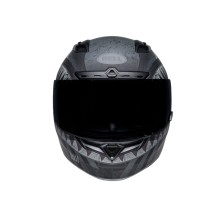 CASCO INTEGRAL BELL QUALIFIER DLX MIPS DEVIL MAY CARE NEGRO Y GRIS MATE