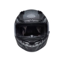 CASCO INTEGRAL BELL QUALIFIER DLX MIPS DEVIL MAY CARE NEGRO Y GRIS MATE