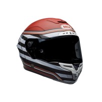 CASCO INTEGRAL BELL RACE STAR FLEX DLX RSD THE ZONE BLANCO / CANDY RED