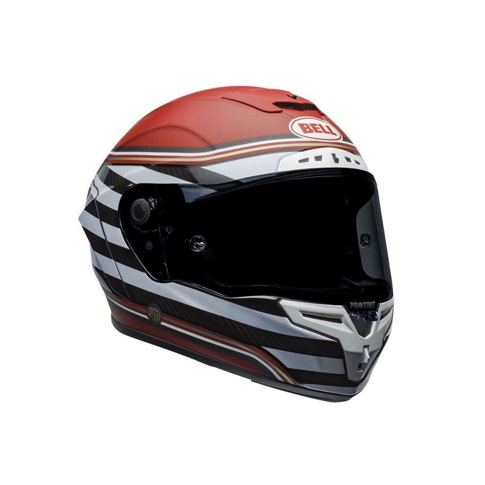 CASCO INTEGRAL BELL RACE STAR FLEX DLX RSD THE ZONE BLANCO / CANDY RED CASCO INTEGRAL BELL RACE STAR FLEX DLX RSD THE ZONE BLANCO / CANDY RED