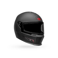 CASCO INTEGRAL BELL ELIMINATOR VANISH MATE NEGRO Y ROJO