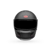 CASCO INTEGRAL BELL ELIMINATOR VANISH MATE NEGRO Y ROJO