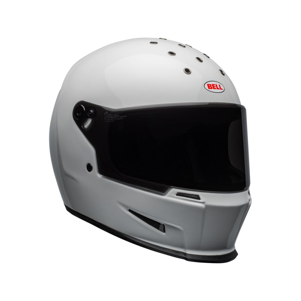 CASCO INTEGRAL BELL ELIMINATOR BLANCO BRILLO CASCO INTEGRAL BELL ELIMINATOR BLANCO BRILLO