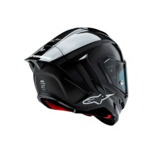 ALPINESTARS SUPERTECH R10 SOLID ECE 06 CASCO DE CARBONO NEGRO