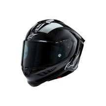 ALPINESTARS SUPERTECH R10 SOLID ECE 06 CASCO DE CARBONO NEGRO