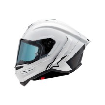 ALPINESTARS SUPERTECH R10 SOLID ECE 06 GLOSSY WHITE