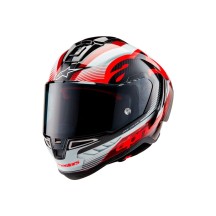 ALPINESTARS SUPERTECH R10 EQUIPO ECE 06 RED-BLACK-BLACK-BLACK-WHITE