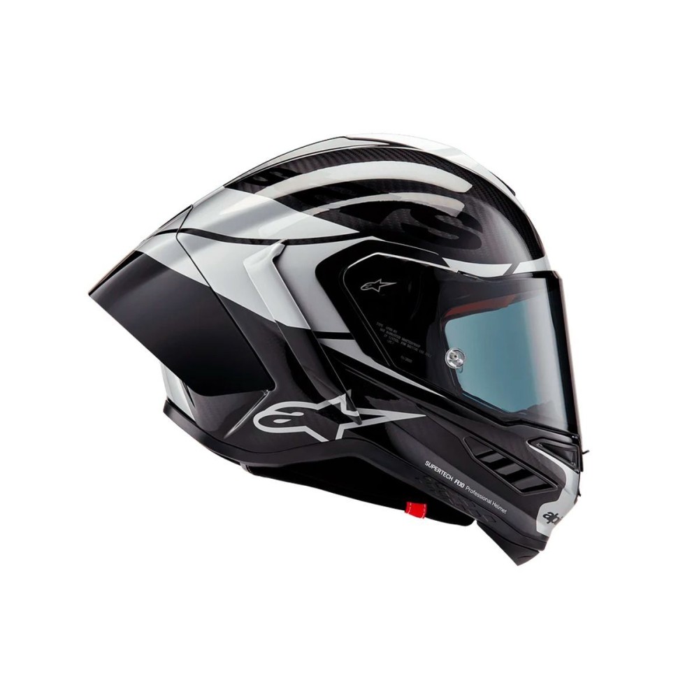 ALPINESTARS SUPERTECH R10 ELEMENTO ECE 06 WHITE-BLACK ALPINESTARS SUPERTECH R10 ELEMENTO ECE 06 WHITE-BLACK
