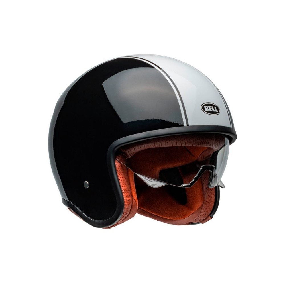 CASCO JET BELL TX501 2024 RALLY NEGRO / BLANCO ECE 06 CASCO JET BELL TX501 2024 RALLY NEGRO / BLANCO ECE 06