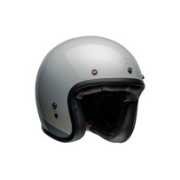 CASCO JET BELL CUSTOM 500 2024 APEX ESCAMAS PLATA PULIDA ECE 06