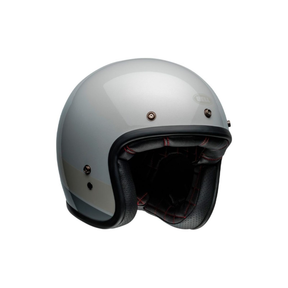 CASCO JET BELL CUSTOM 500 2024 APEX ESCAMAS PLATA PULIDA ECE 06