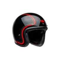 CASCO JET BELL CUSTOM 500 2024 CHIEF NEGRO BRILLANTE ECE 06