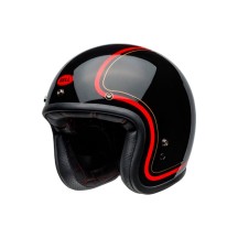 CASCO JET BELL CUSTOM 500 2024 CHIEF NEGRO BRILLANTE ECE 06