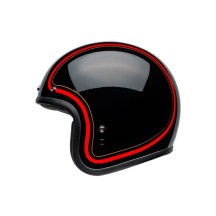CASCO JET BELL CUSTOM 500 2024 CHIEF NEGRO BRILLANTE ECE 06