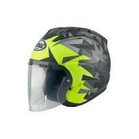 CASCO JET ARAI SZ-R VAS EVO MIMESIS YELLOW ECE 22-06