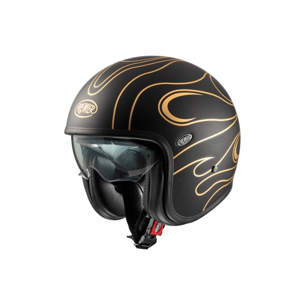 CASCO JET PREMIER VINTAGE FR ORO CROMADO BM ECE 22-06 CASCO JET PREMIER VINTAGE FR ORO CROMADO BM ECE 22-06