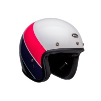 CASCO JET BELL CUSTOM 500 REF ROSA Y MORADO