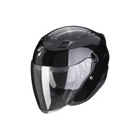 CASCO JET SCORPION EXO-230 NEGRO BRILLANTE SOLIDO