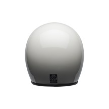 CASCO JET BELL CUSTOM 500 VINTAGE BLANCO BRILLO ECE 06