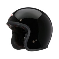 CASCO JET BELL CUSTOM 500 NEGRO BRILLO